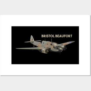 Bristol Beaufort British WW2 Airplane Posters and Art